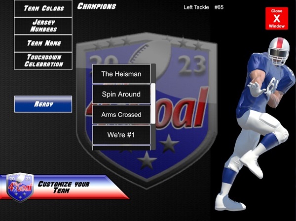 4th and Goal's ingame graphic