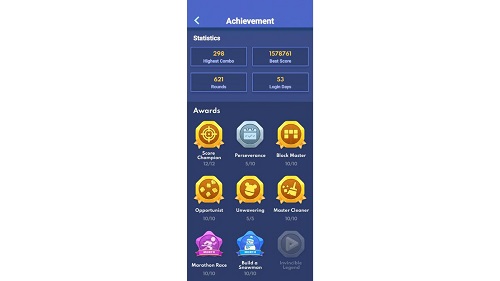 block blast menu