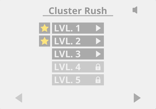 cluster rush level
