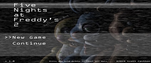 fnaf 2 menu
