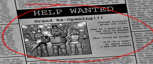 fnaf 2 wanted