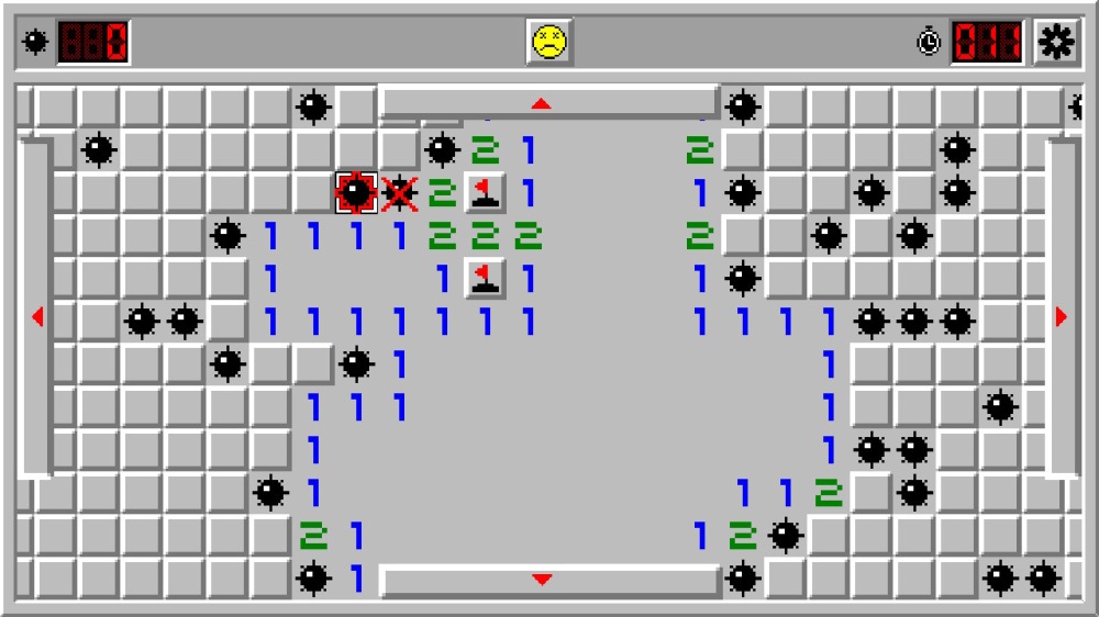 minesweeper gameover