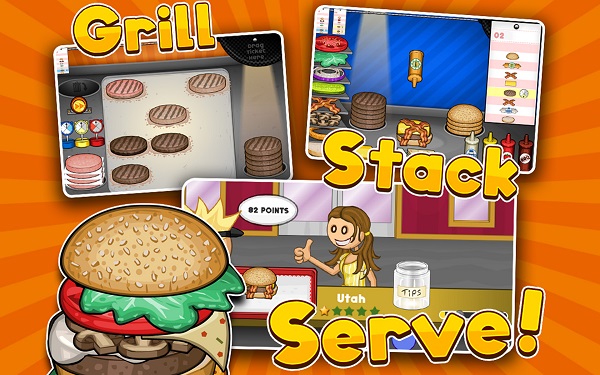 Papa's Burgeria's graphic
