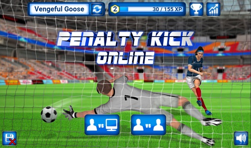 penalty kick menu game