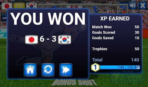 penalty kick you won