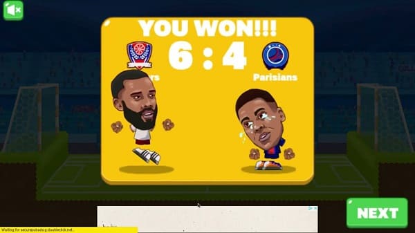 Soccer Legends's ingame interface