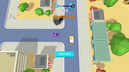 traffic rush completed