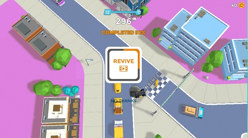 traffic rush gameover