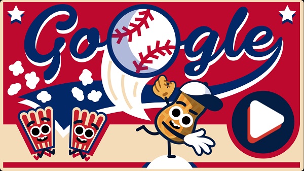 doodle baseball background