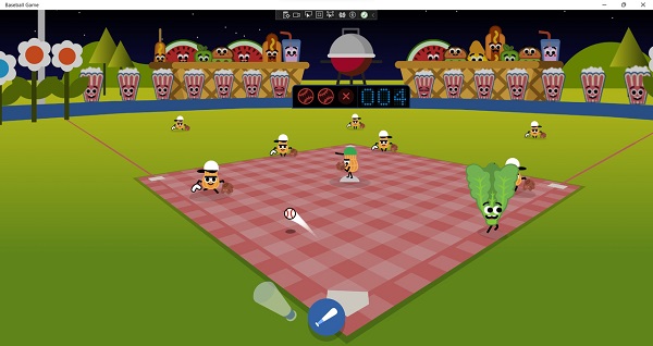 doodle baseball gameplay