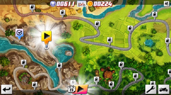 hightway way rider map