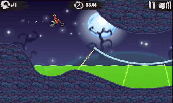 moto x3m spooky land gameplay