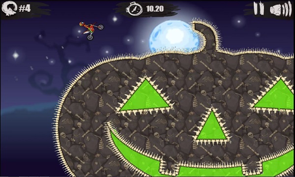 moto x3m spooky land map