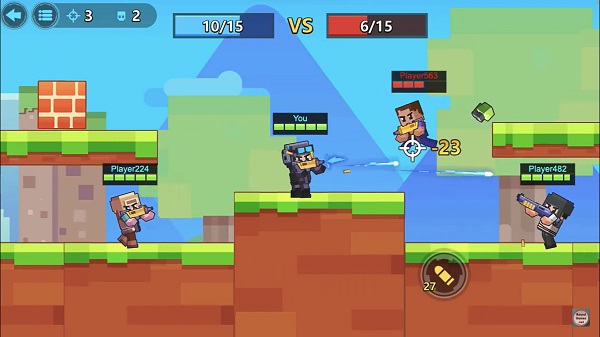 pixel shooter fight