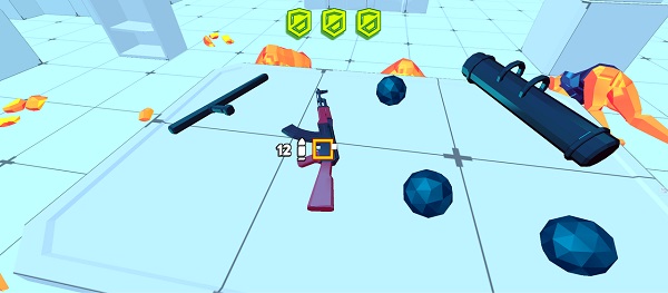 time shooter 3 choose weapon